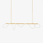 Flexible Linear Curve Chandelier